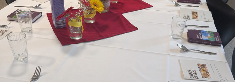 gedeckter Tisch