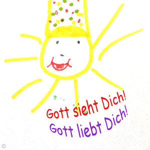 Gott sieht dich